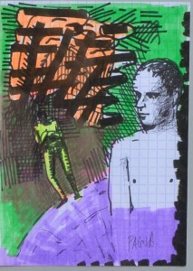 pagola-javier-amanecer-verde-dibujo-tecnica-mixta-papel-enmarcado-dibujo-15x1050-cms-y-marco-2650x2050-cms-1