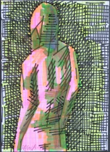pagola-javier-cuerpo-rosado-dibujo-tinta-y-acuarela-papel-enmarcado-dibujo-15x1050-cms-y-marco-23x18-cms-7