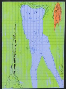 pagola-javier-huida-al-sol-dibujo-tecnica-mixta-papel-enmarcado-dibujo-15x1050-cms-y-marco-2650x2050-cms-1