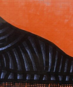 Javier Pagola - "Monumento sin nombre" dibujo técnica mixta cartulina, enmarcado