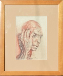 alcorlo-manuel-el-negro-de-la-habana-dibujo-carboncillo-y-acuarela-papel-enmarcado-dibujo-29x20-cms-y-marco-4850x4050-cms-1