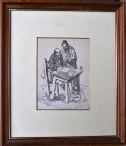 barba-juan-el-escribano-dibujo-grisalla-y-aguada-papel-enmarcado-dibujo-23x7-cms-y-marco-45x3850-cms-2
