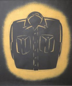 Fernando Bellver - "Serie Ropa, camisa" grabado, enmarcado