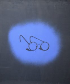 Fernando Bellver - "Serie Ropa, gafas" grabado, enmarcado