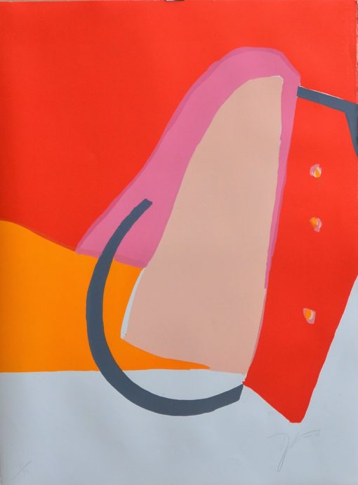 Pancho Ortuño - "Composición" litografía
