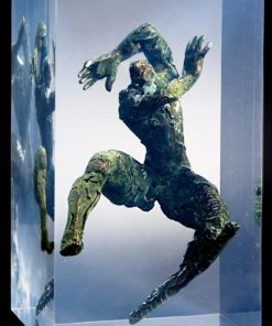 Fernando Suarez Reguera - "Congelado I" escultura bronce y  resina