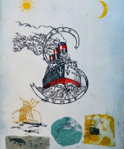 Javier de Juan - "Buen rumbo" grabado