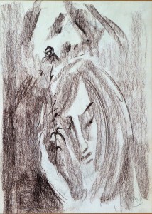 juan-vicente-barrio-juanvi-escena-romantica-con-flor-dibujo-carboncillo-papel-enmarcado-dibujo-31x23-cms-y-marco-46x36-cms-2