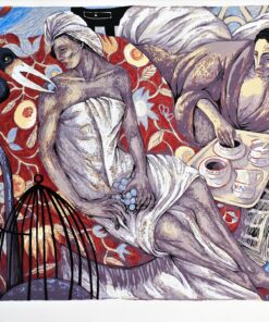 Ana Juan - "Desayuno" serigrafía