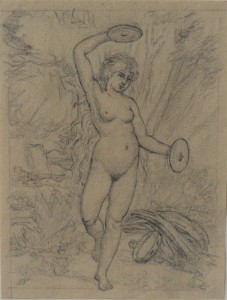 anonimo-bailarina-desnuda-dibujo-lapiz-papel-anos-20-enmarcado-dibujo-16x12-cms-y-marco-28x30-cms-3