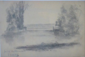 anonimo-paisaje-con-lago-dibujo-lapiz-papel-finales-siglo-xix-enmarcado-dibujo-12x18-cms-y-marco-1750x2350-cms-3