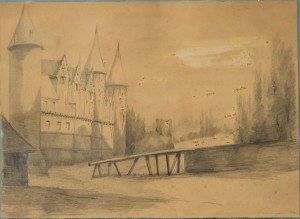 anonimo-frances-1890-paisaje-con-chateau-dibujo-lapiz-papel-enmarcado-dibujo-19x26-y-marco-365x465-cms-3