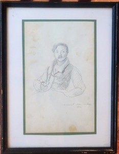 anonimo-frances-retrato-de-caballero-fumando-pipa-dibujo-lapiz-papel-fechado-1870-enmarcado-dibujo-21x13-cms-y-marco-29x2250-cms-3