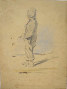 anonimo-frances-personaje-contemplando-el-mar-dibujo-lapiz-siglo-xix-enmarcado-dibujo-24x1850-cms-y-marco-465x365-cms-3