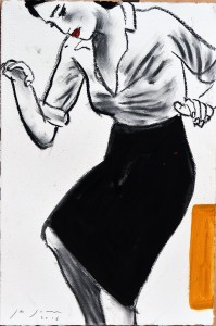 javier-de-juan-toreando-a-la-vida-es-que-no-me-lo-puedo-creer-oleo-en-barra-tinta-y-carboncillo-papel-enmarcado-papel-57x38-cms-y-marco-69x51-cms-2