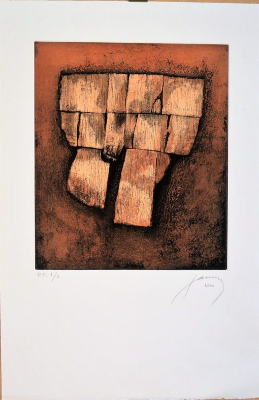 Francisco Farreras - "Colectivo de Cuenca" grabado