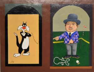 Ortés Luis Valcarcel, Presunto homicida, pintura oleo y acrílico cartulina, 34,50x27 cms. 400 (4)