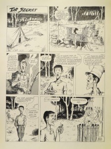 Ortés Luis Valcarcel, Top secret, viñetas, dibujo tinta china papel, 36x27,50 cms. 60 (3)