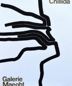 Eduardo Chillida - "Sans titre 1964" cartel litográfico original exposición en Galerie Maeght en 1964