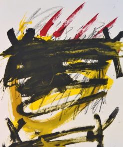 Antoni Tapies - "Als Mestres de Catalunya VI" litografía