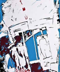 Francis Dombesse - "Composición sin título" serigrafía