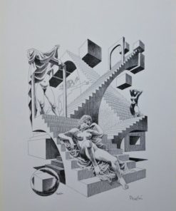 Celedonio Perellón - "Carne, Lascivia" litografía