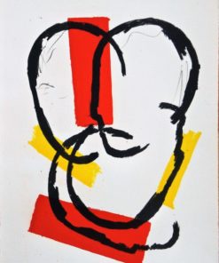 Rafael Canogar 1989 - "El Trancadizo # 3" litografía