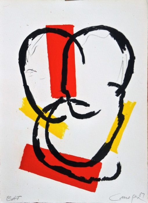 Rafael Canogar 1989 - "El Trancadizo # 3" litografía