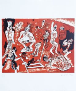 Bonifacio - "Danza iniciática" litografía