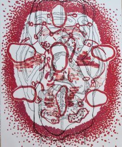 Luis Gordillo 1996 - "Celulario I" Litografía