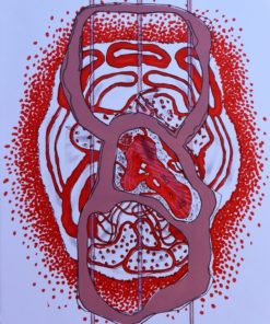 Luis Gordillo 1996 - "Celulario III" Litografía