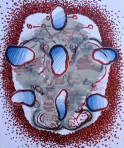 Luis Gordillo 1996 - "Celulario V" Litografía