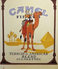 Fernando Bellver - "Tintin Camel" cartel original
