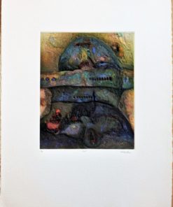 Antonio Jimenez - "Babel" grabado y gofrado papel artesanal