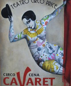Ana Juan - "Cavaret" Teatro Circo Price, cartel serigráfico original
