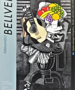 Fernando Bellver - "Bodegón Centre Georges Pompidou" grabado aguafuerte iluminado a mano