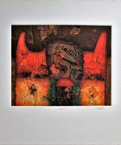Antonio Jimenez - "Heterodoxo" grabado y gofrado papel artesanal