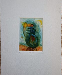 Jimenez Antonio - "Maratón" grabado y gofrado papel artesanal