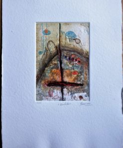 Antonio Jimenez - "Nautilus" grabado y gofrado papel artesanal