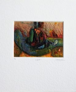 Jimenez Antonio - "Nilo" grabado y gofrado papel artesanal