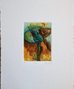 Antonio Jimenez - "Olimpo" grabado y gofrado papel artesanal