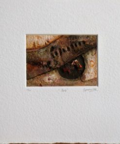 Antonio Jimenez - "Raiz" grabado y gofrado papel artesanal