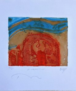 Rashid Diab - "Cielo azul" grabado