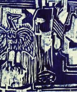Rashid Diab - "Eagle in the wall" grabado