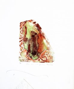 Rashid Diab - "Eco de una piedra" grabado