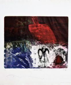 Rashid Diab - "El angel negro" grabado