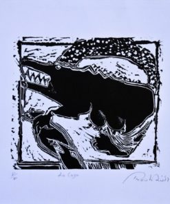 Rashid Diab - "La Caza" Litografía