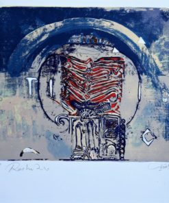 Rashid Diab - "Puerta del arcano" litografía