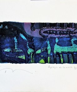 Rashid Diab - "Reflejo de la noche" grabado