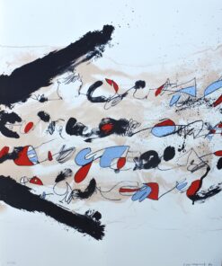 Josep Guinovart - "New York 84" litografía color